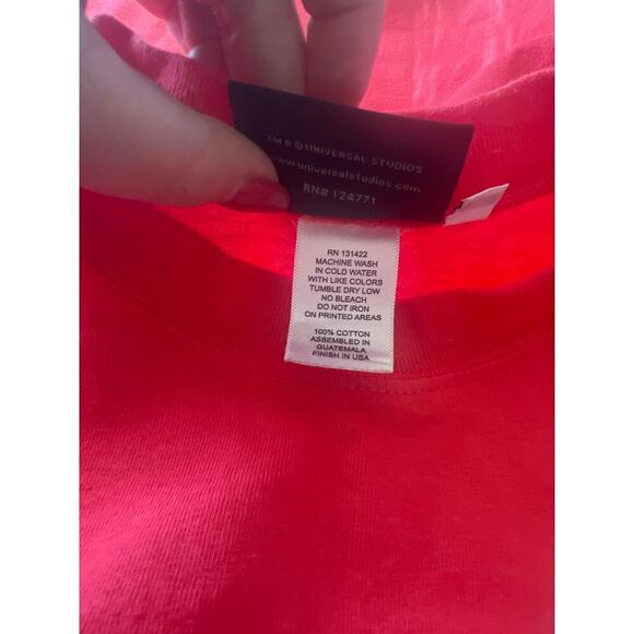 Universal Studios Coral & Silver Spirit Jersey Size Medium - Picture 4 of 4